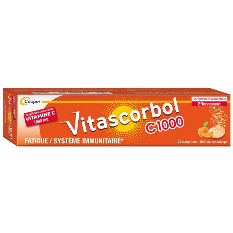 Cooper Vitascorbol C1000 20 comprimés Cooper Vitascorbol C1000 20 comprimés