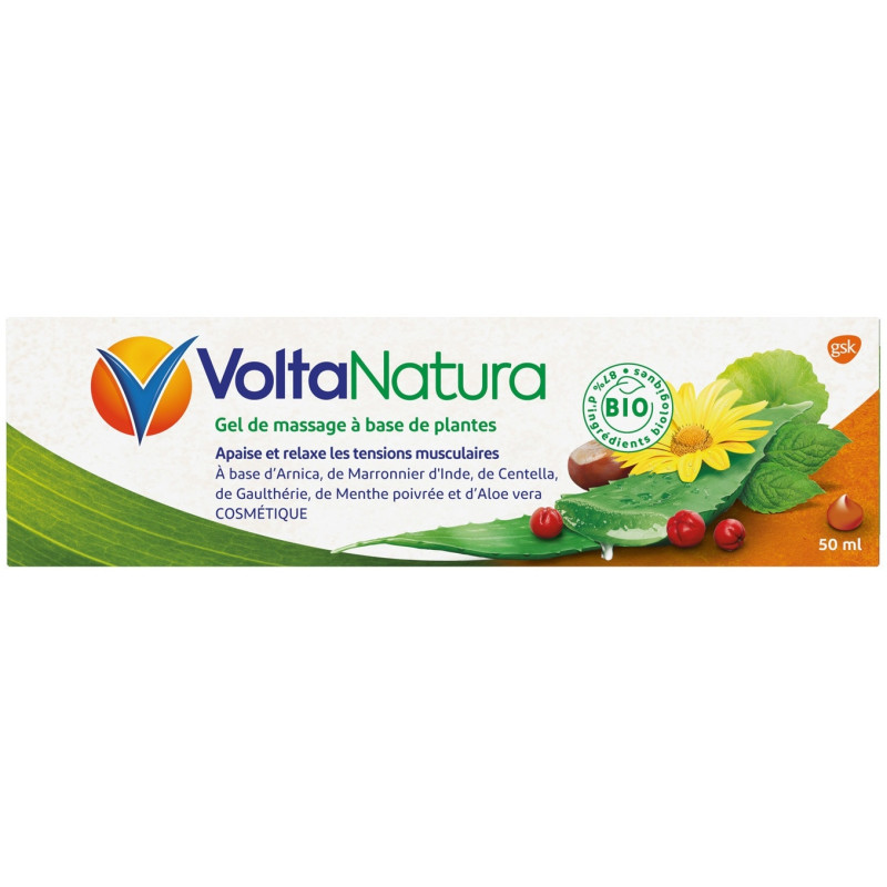 VoltaNatura gel de massage Bio 50 ml VoltaNatura gel de massage Bio 50 ml