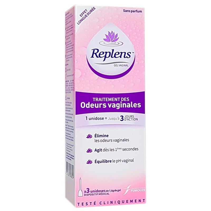 Replens gel odeurs vaginales 3 applicateurs Replens gel odeurs vaginales 3 applicateurs