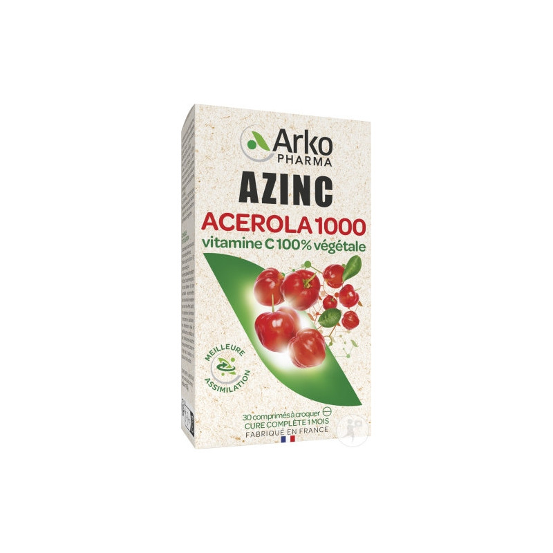 Arkopharma Azinc® BIO Acérola 1000 x15 CP Arkopharma Azinc® BIO Acérola 1000 x15 CP