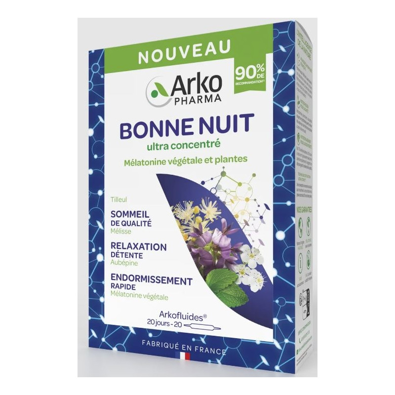 Arkopharma Phytofluide Bonne Nuit x20 ampoules Arkopharma Phytofluide Bonne Nuit x20 ampoules