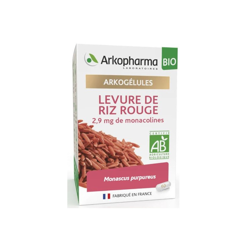 Arkopharma Arkogélules BIO Levure de riz rouge x120 Arkopharma Arkogélules BIO Levure de riz rouge x120