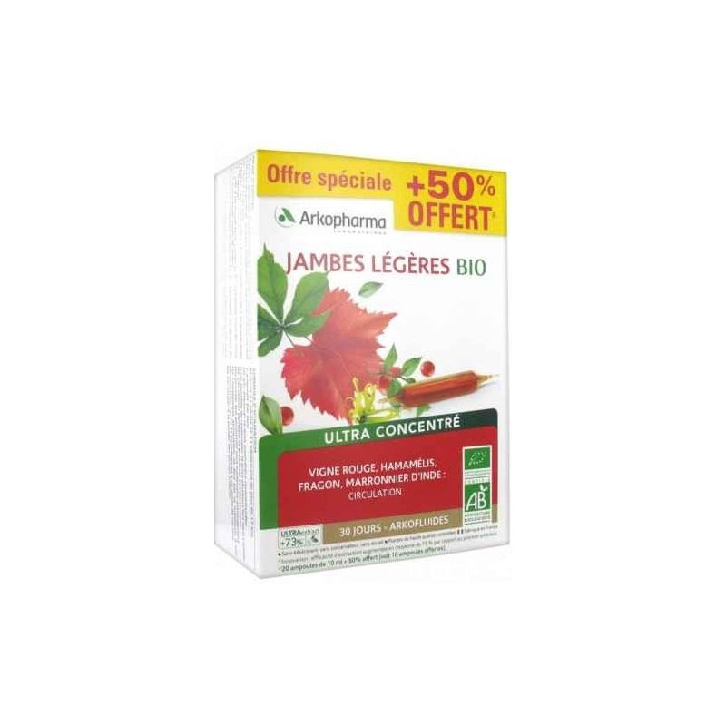 Arkopharma Phytofluide Circulation x20+10 OFF Arkopharma Phytofluide Circulation x20+10 OFF
