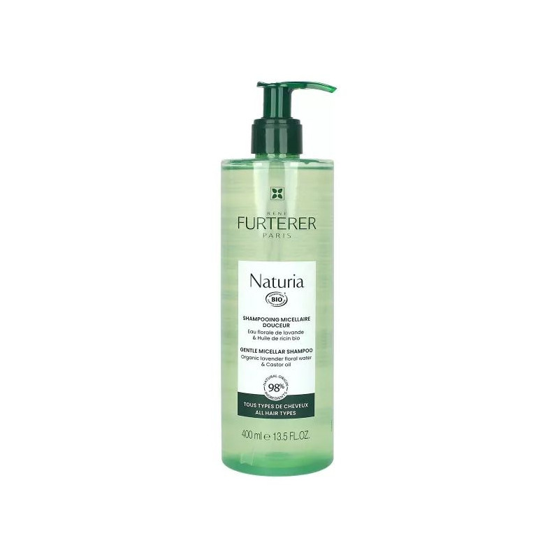 Furterer Naturia shampooing micellaire douceur bio 400ml Furterer Naturia shampooing micellaire douceur bio 400ml