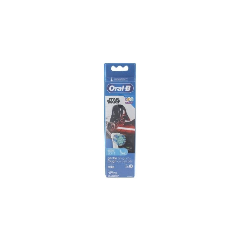 Oral-B Disney Kids 3 Ans et + 3 Têtes de Rechange Star Wars Oral-B Disney Kids 3 Ans et + 3 Têtes de Rechange Star Wars