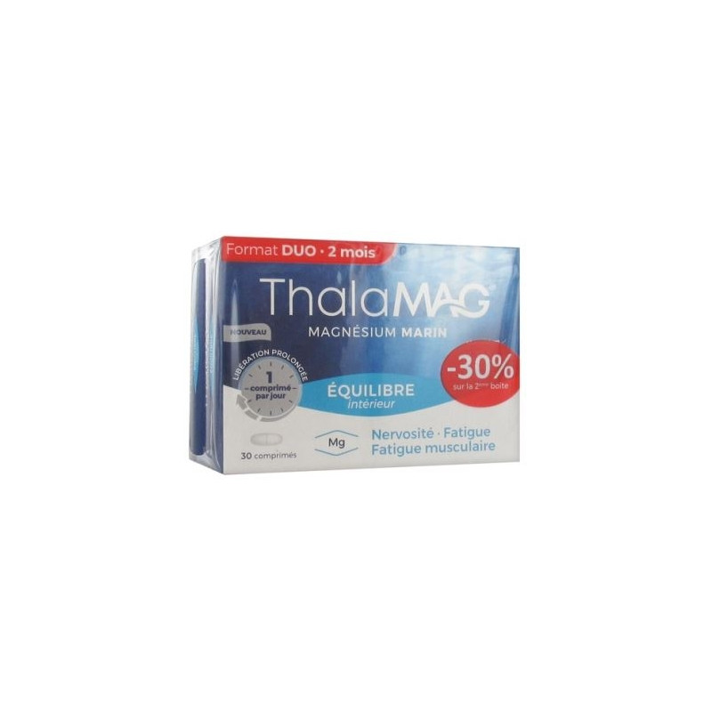 IPRAD Thalamag Magnésium Marin Équilibre Intérieur Lot de 2 x 30 Cp IPRAD Thalamag Magnésium Marin Équilibre Intérieur Lot de 2 x 30 Cp