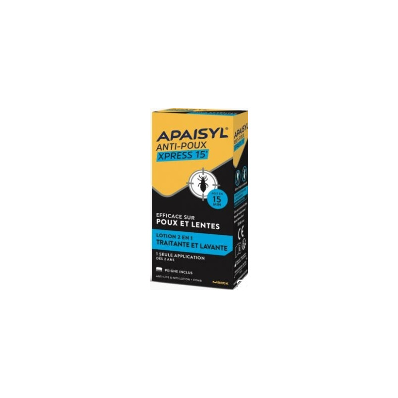 Apaisyl Poux anti-poux et lentes 100 ml Apaisyl Poux anti-poux et lentes 100 ml