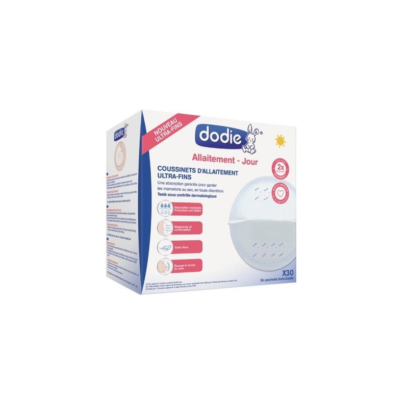 Dodie Coussinets d'Allaitement Ultra-Fins Jour 30 Coussinets Dodie Coussinets d'Allaitement Ultra-Fins Jour 30 Coussinets