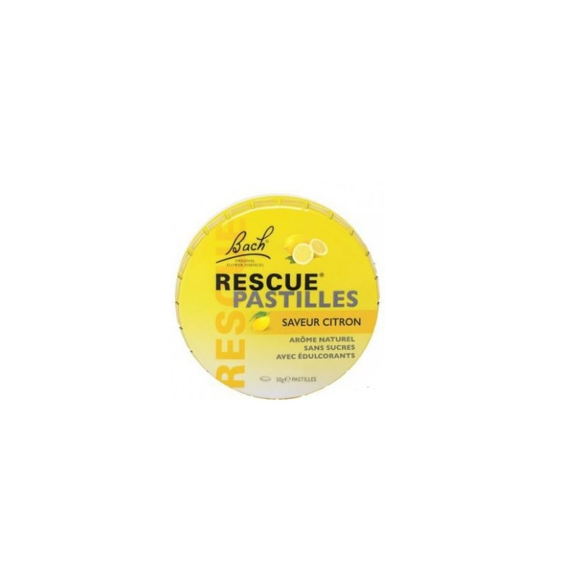 Rescue Bach Pastilles Saveur Citron 50 g Rescue Bach Pastilles Saveur Citron 50 g