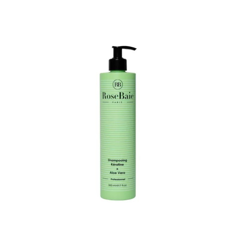 Rosebaie Shampoing à la Kératique et à L'Aloe Vera 500ml Rosebaie Shampoing à la Kératique et à L'Aloe Vera 500ml