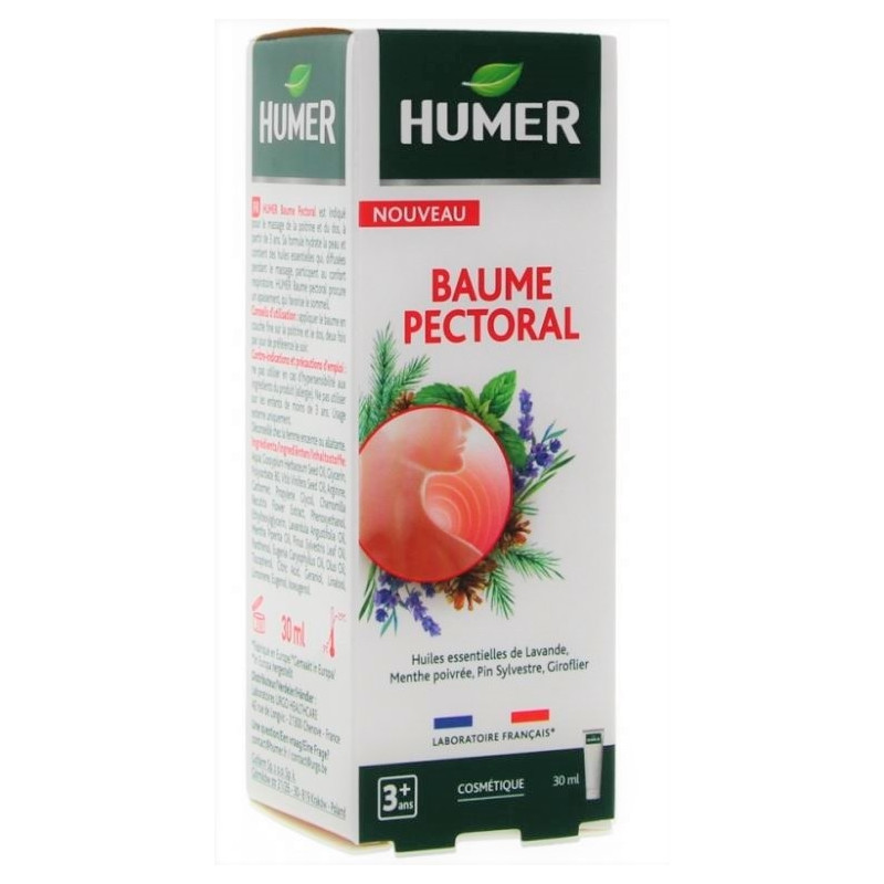 Humer Baume Pectoral 30 ml Humer Baume Pectoral 30 ml