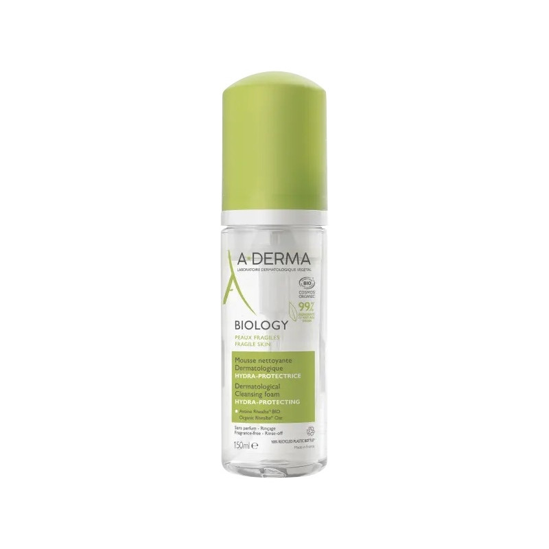 A-Derma Biology Mousse nettoyante dermatologique hydra-protectrice 150 ml A-Derma Biology Mousse nettoyante dermatologique hydra-protectrice 150 ml
