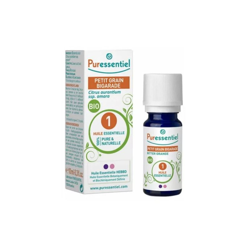 Huile essentielle petit grain bigarade bio 10ml Huile essentielle petit grain bigarade bio 10ml