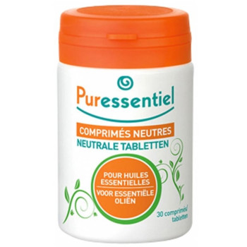 30 Comprimés Neutres pour Huiles Essentielles