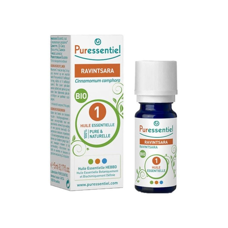 Puressentiel Huile Essentielle Ravintsara Bio 10ml Puressentiel Huile Essentielle Ravintsara Bio 10ml