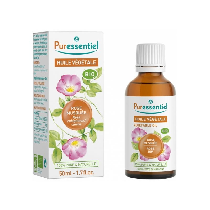 Huile Végétale Rose Musquée Bio 50 ml Huile Végétale Rose Musquée Bio 50 ml