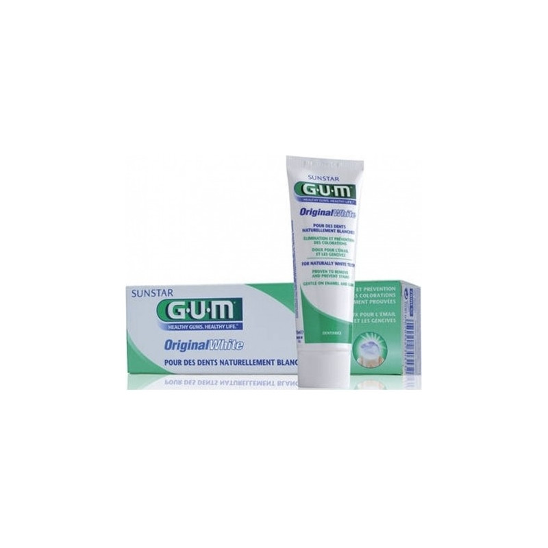 G.U.M ORIGINAL WHITE DENTIFRICE 75 ML G.U.M ORIGINAL WHITE DENTIFRICE 75 ML
