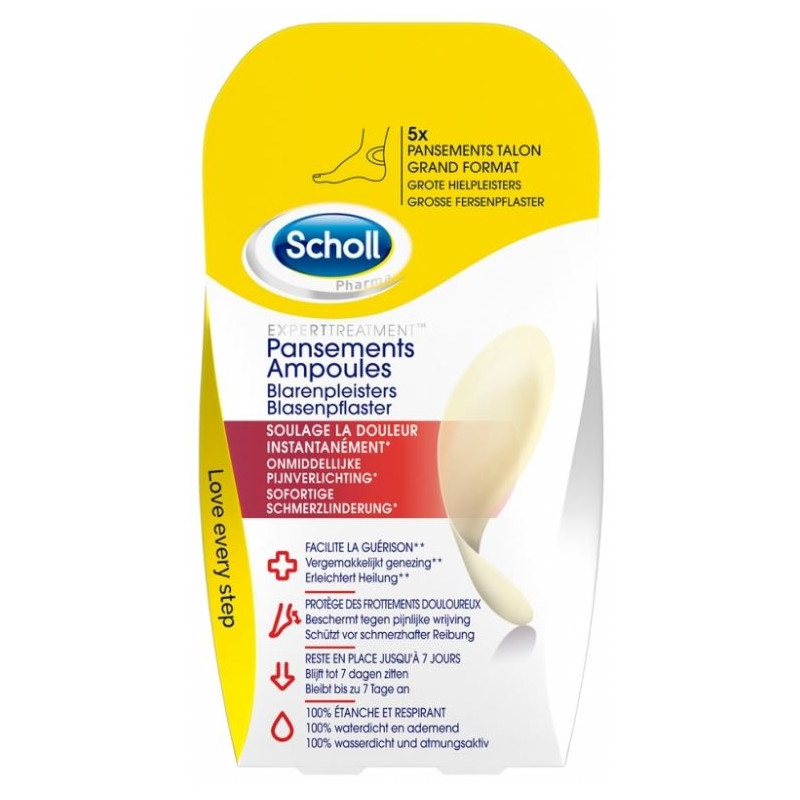 Scholl Pansement Ampoules Talon 5 Scholl Pansement Ampoules Talon 5