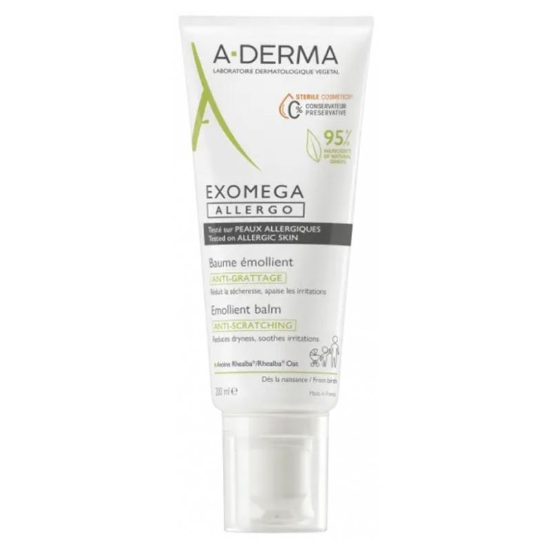 A-Derma Exomega Allergo Baume Emollient Antigrattage 200ml A-Derma Exomega Allergo Baume Emollient Antigrattage 200ml