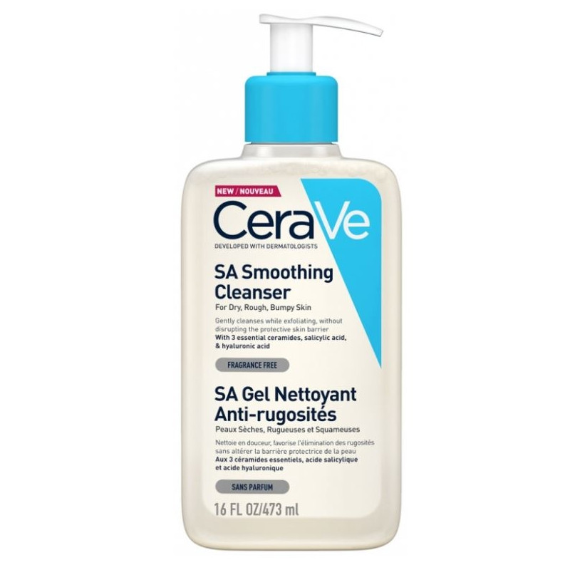 Cerave Sa Gel Nettoyant Antirugosites 473ml Cerave Sa Gel Nettoyant Antirugosites 473ml
