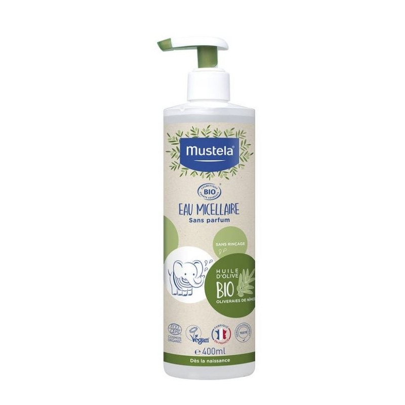 Mustela Eau Micellaire Sans Rincage Bio 400ml Mustela Eau Micellaire Sans Rincage Bio 400ml