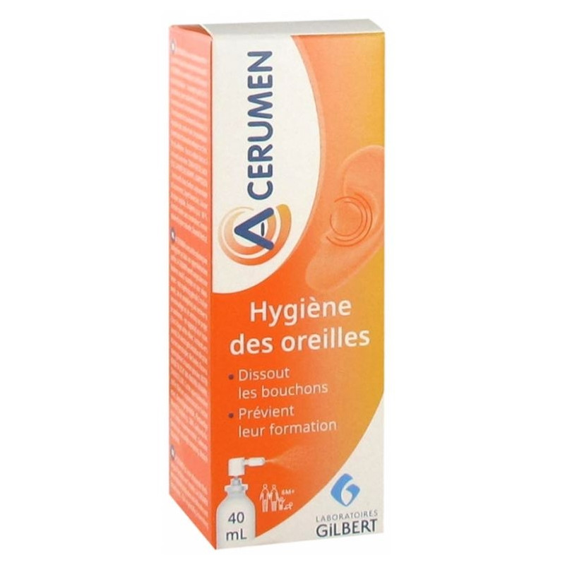Gilbert A-cerumen Spray Auriculaire Colore 40ml Gilbert A-cerumen Spray Auriculaire Colore 40ml