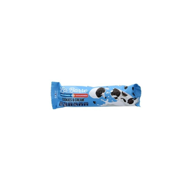 Eafit La Barre Proteinee Et Vitaminee Cookies Et Creme 49g Eafit La Barre Proteinee Et Vitaminee Cookies Et Creme 49g
