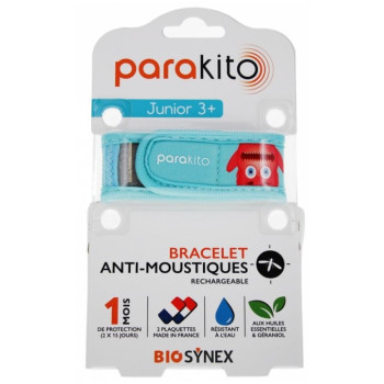 Parakito Bracelet Antimoustique Rechargeable Junior 1 Monstres