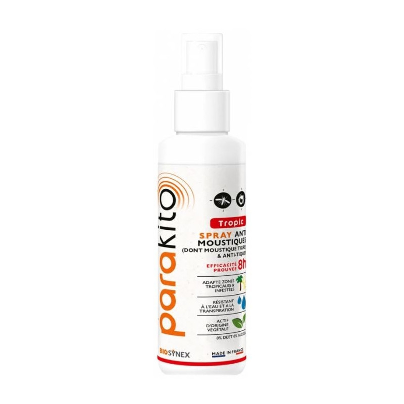 Parakito Spray Antimoustique Tropic 75ml Parakito Spray Antimoustique Tropic 75ml