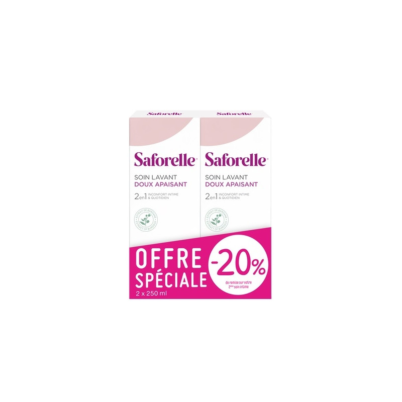 Saforelle Savon Liquide 2 X 250 ml Saforelle Savon Liquide 2 X 250 ml