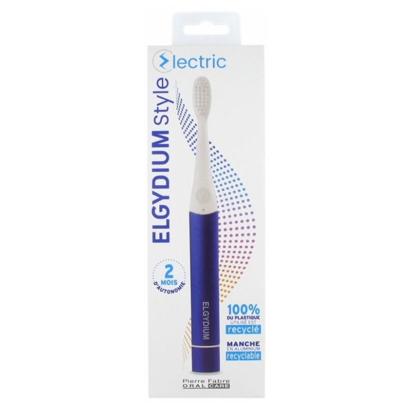 Elgydium Style Brosse A Dents Electrique Bleu Elgydium Style Brosse A Dents Electrique Bleu