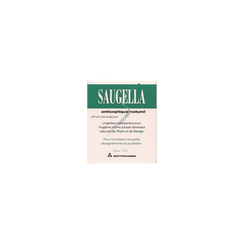 Saugella Lingettes Antiseptique Naturel X 10 Saugella Lingettes Antiseptique Naturel X 10
