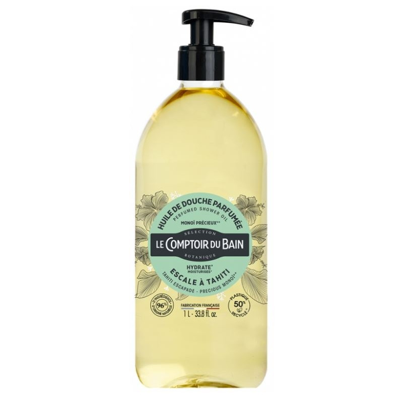 Le Comptoir Du Bain Huile Douche Monoi 1l Le Comptoir Du Bain Huile Douche Monoi 1l