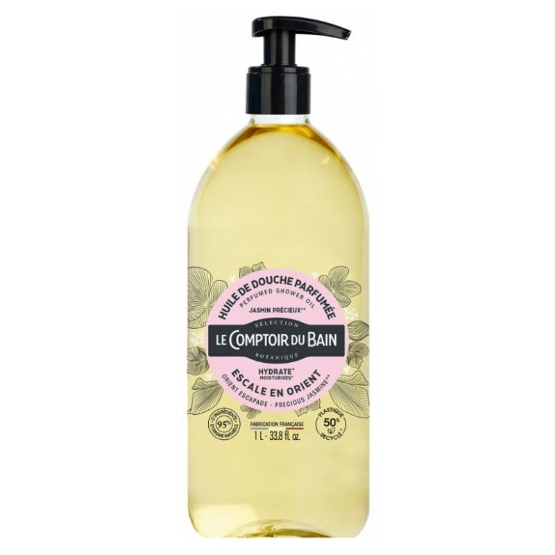 Le Comptoir Du Bain Huile Douche Jasmin 1l Le Comptoir Du Bain Huile Douche Jasmin 1l
