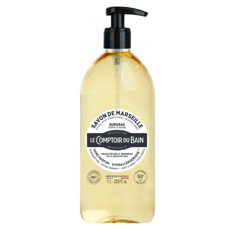 Le Comptoir Du Bain Savon Liquide Surgras 1l Le Comptoir Du Bain Savon Liquide Surgras 1l