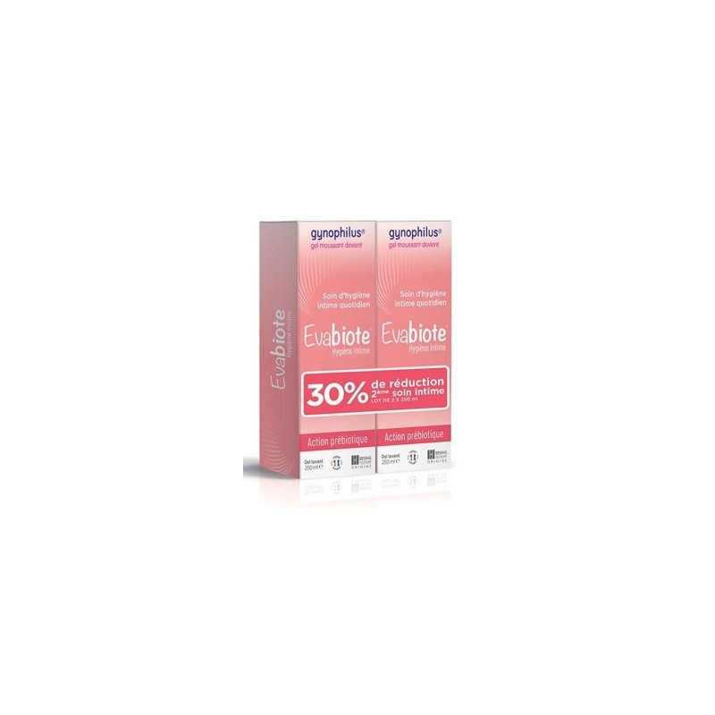 Evabiote Gel Lavant Pour Usage Intime 250ml X2 Evabiote Gel Lavant Pour Usage Intime 250ml X2