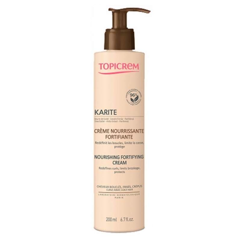 Topicrem Karite Creme Nourrissante Fortifiante Cheveux 200ml