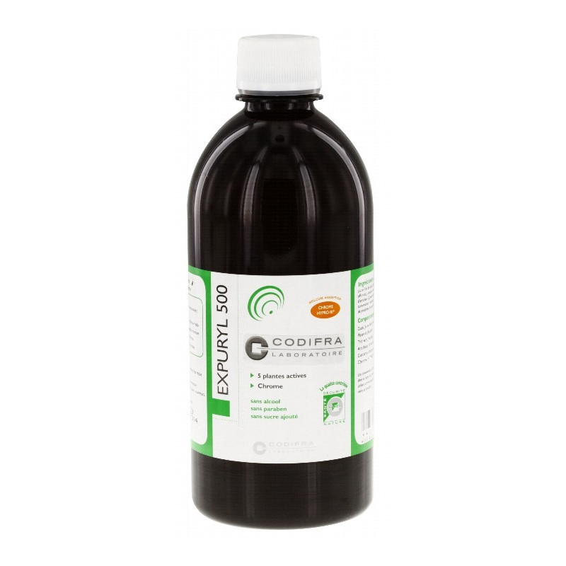 Codifra Expuryl 500 - Phytodraineur - Détoxiquant 500 ml Codifra Expuryl 500 - Phytodraineur - Détoxiquant 500 ml