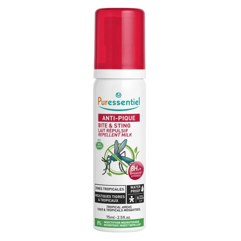 Puressentiel Lait Repulsif Zone Tropicale Waterproof 75ml Puressentiel Lait Repulsif Zone Tropicale Waterproof 75ml