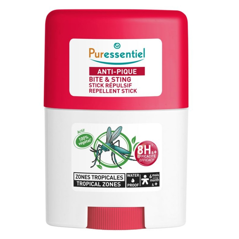 Puressentiel Stick Repulsif Zone Tropicale Waterproof 20ml Puressentiel Stick Repulsif Zone Tropicale Waterproof 20ml