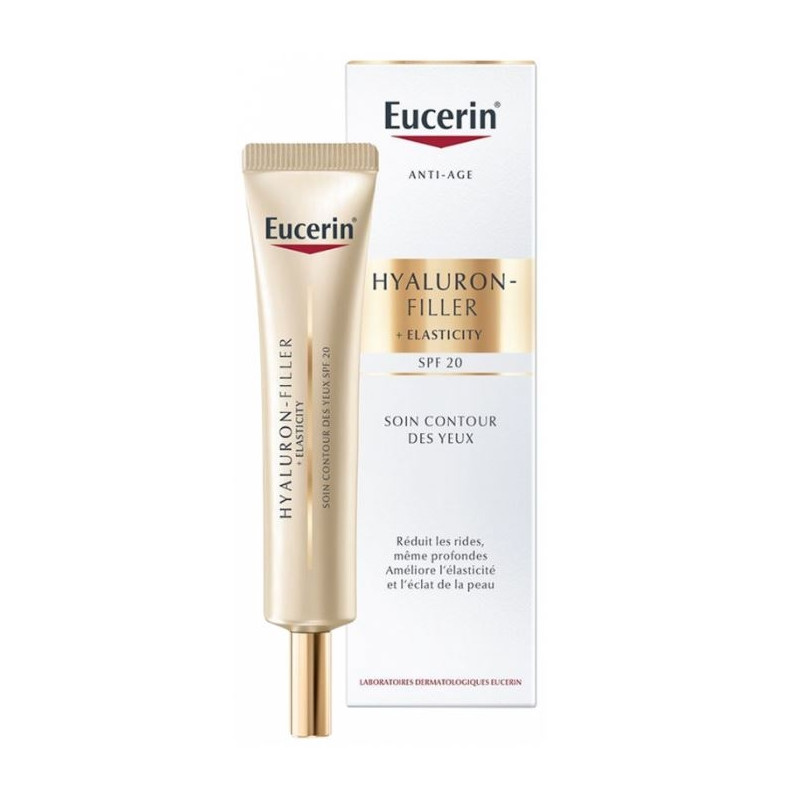 Eucerin Hyaluron Filler + Elasticity Soin Contour Des Yeux Spf15 15ml Eucerin Hyaluron Filler + Elasticity Soin Contour Des Yeux Spf15 15ml