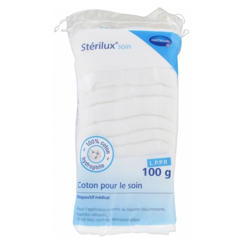 Sterilux Coton Hydrophile 100g Sterilux Coton Hydrophile 100g