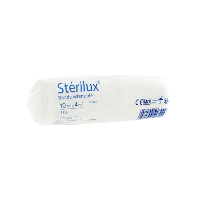 Sterilux Bande Extensible 4m X 10cm Cello Sterilux Bande Extensible 4m X 10cm Cello