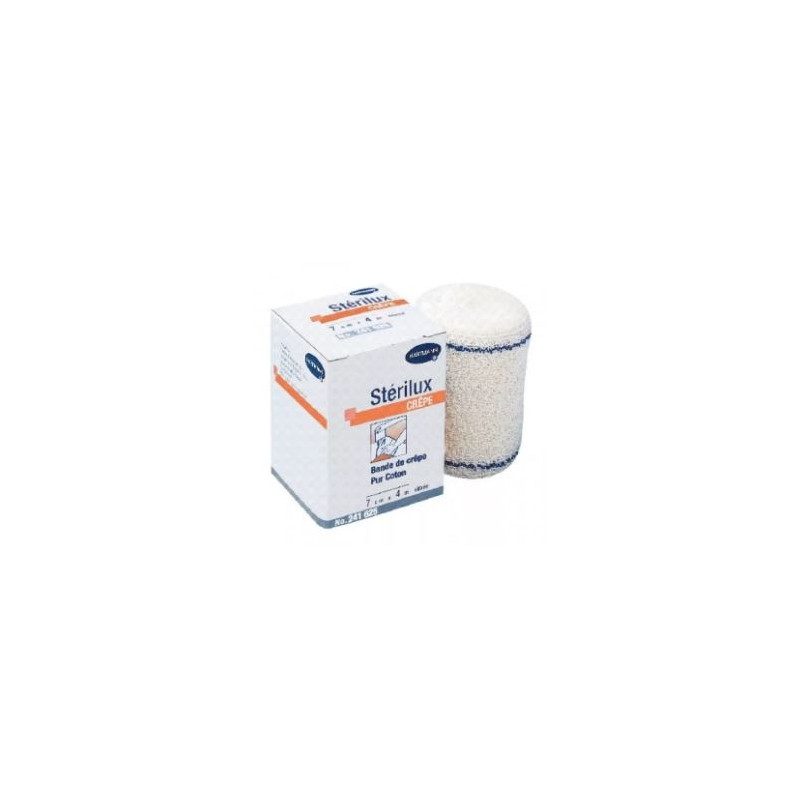 Sterilux Bande De Crepe 4m X 7cm Cello Sterilux Bande De Crepe 4m X 7cm Cello