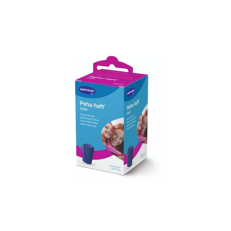 Peha Haft Bande Cohesive Bleu 4m X 8cm Peha Haft Bande Cohesive Bleu 4m X 8cm