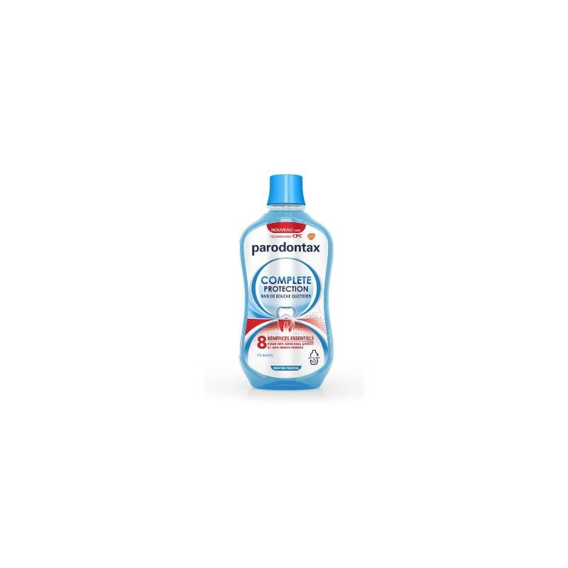 Parodontax Bain De Bouche Complete Protection 0% Alcool Menthe 500ml Parodontax Bain De Bouche Complete Protection 0% Alcool Menthe 500ml