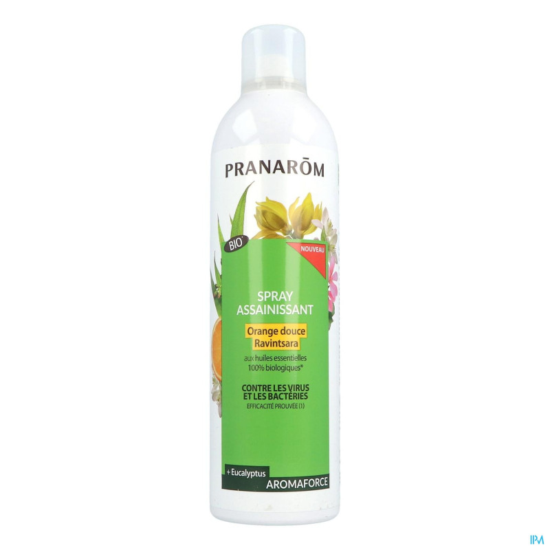 Pranarom Aromaforce Bio Spray Assainissant Orange Douce 400ml