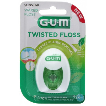 Gum Twisted Floss Fil Dentaire 30m