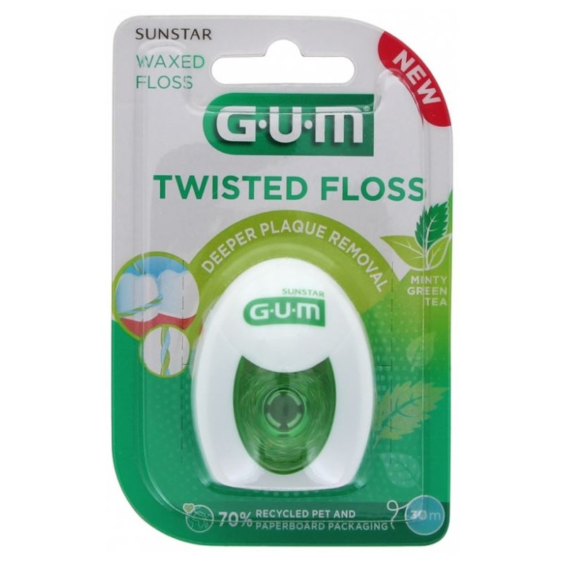 Gum Twisted Floss Fil Dentaire 30m Gum Twisted Floss Fil Dentaire 30m