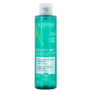 A-Derma Biology AC Gel Moussant Nettoyant Purifiant 200ml
